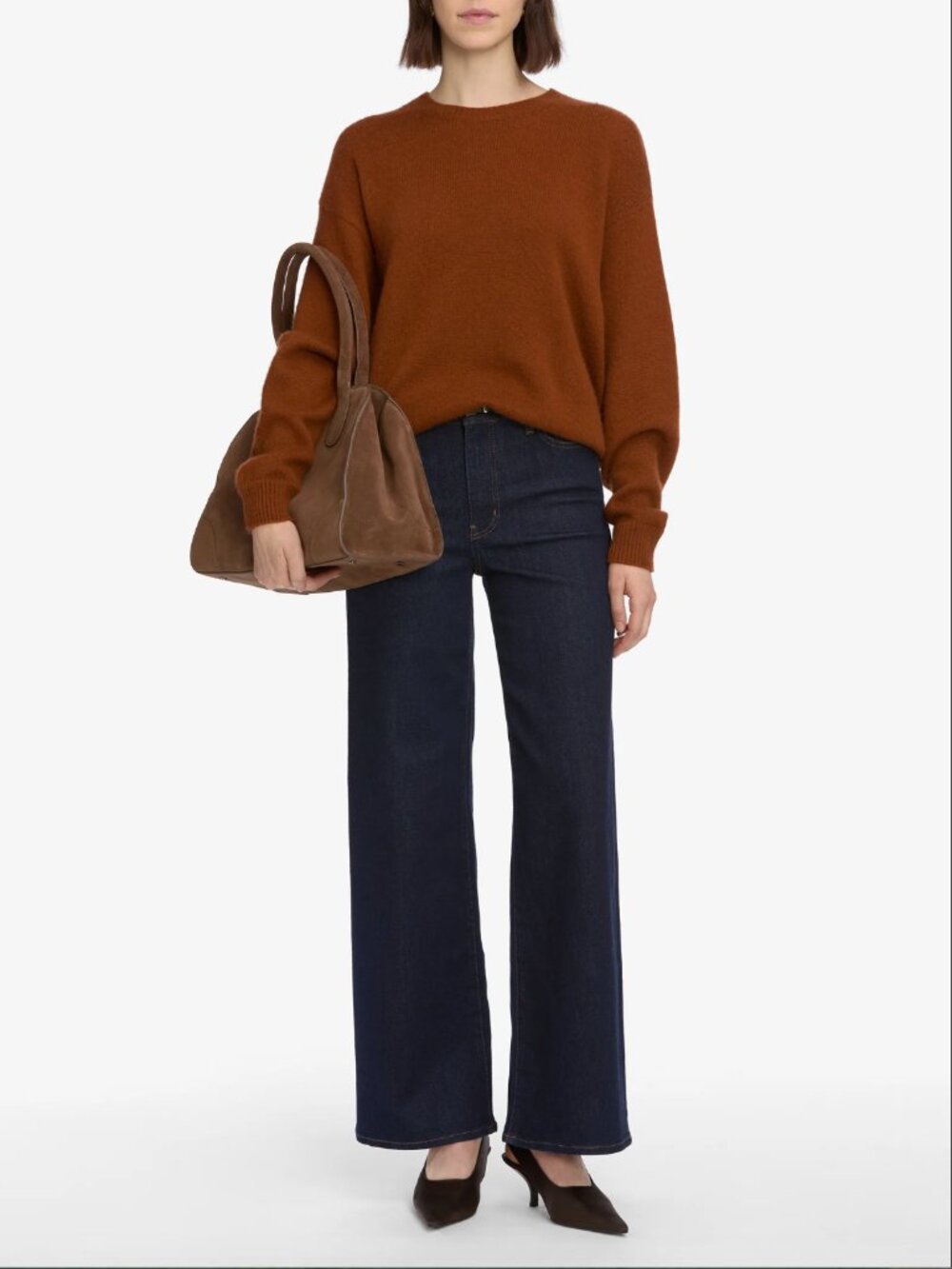 Frame Le Slim Palazzo size 27 in rinse dark blue
